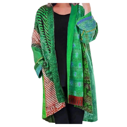 Louise | Cardigan Long Boho Ouvert Femme - Image 2