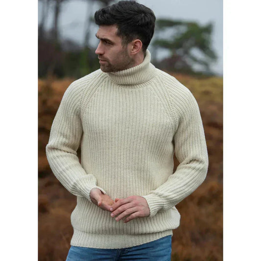 Damien | Pull Homme Col Roulé Manches Longues - Image 1