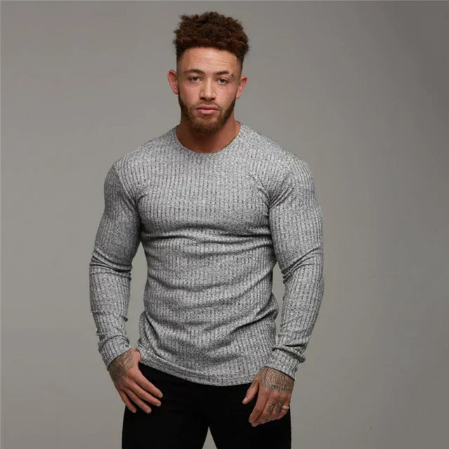 Isaac | Pull à Manches Longues Homme en Maille Côtelée - Image 3