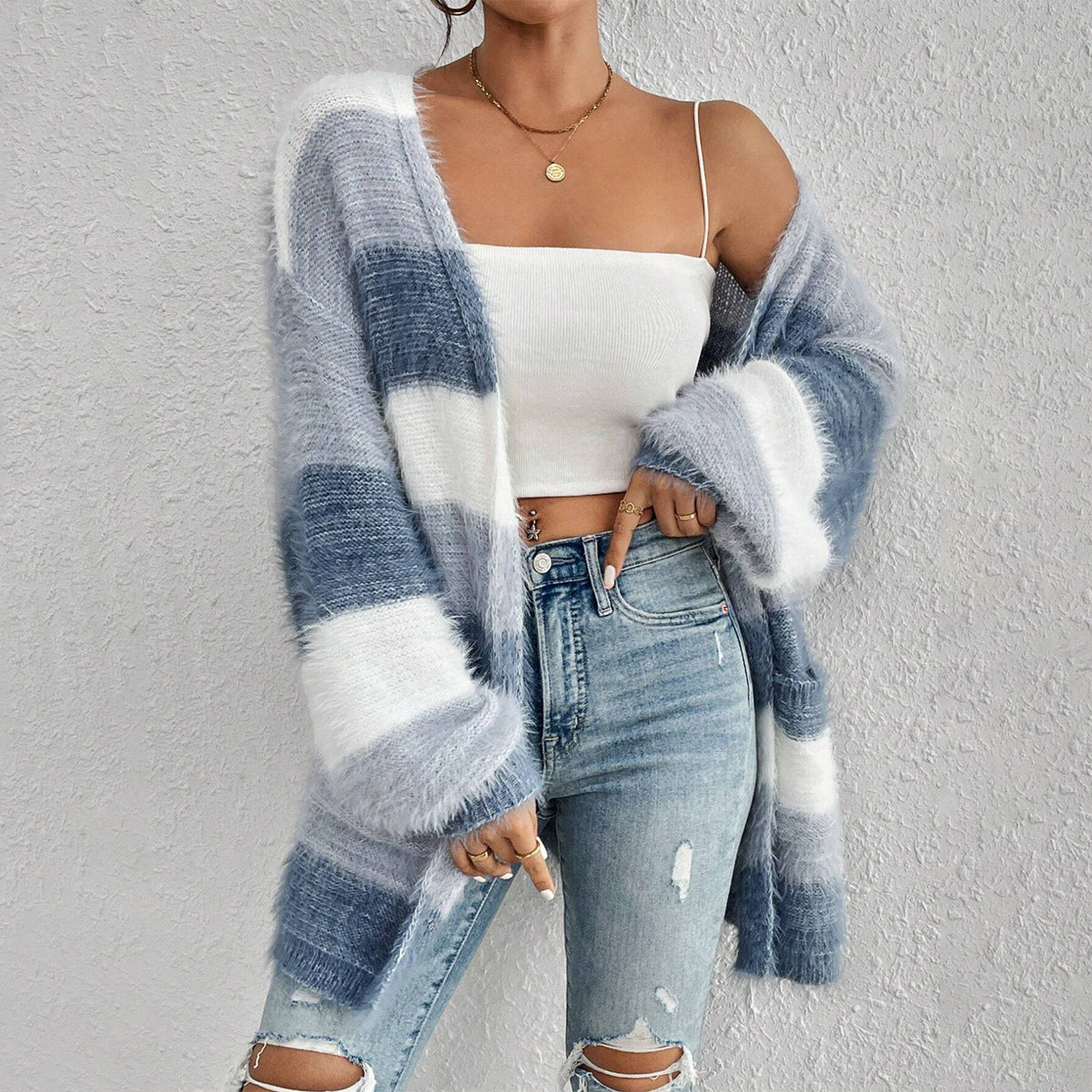 Judith | Cardigan Oversize Femme - Image 2
