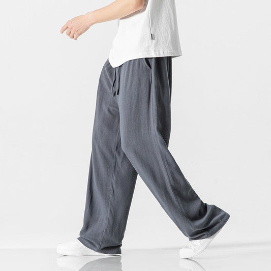 Boris | Pantalon décontracté en lin pour hommes - Pantalon ample et confortable - Image 2