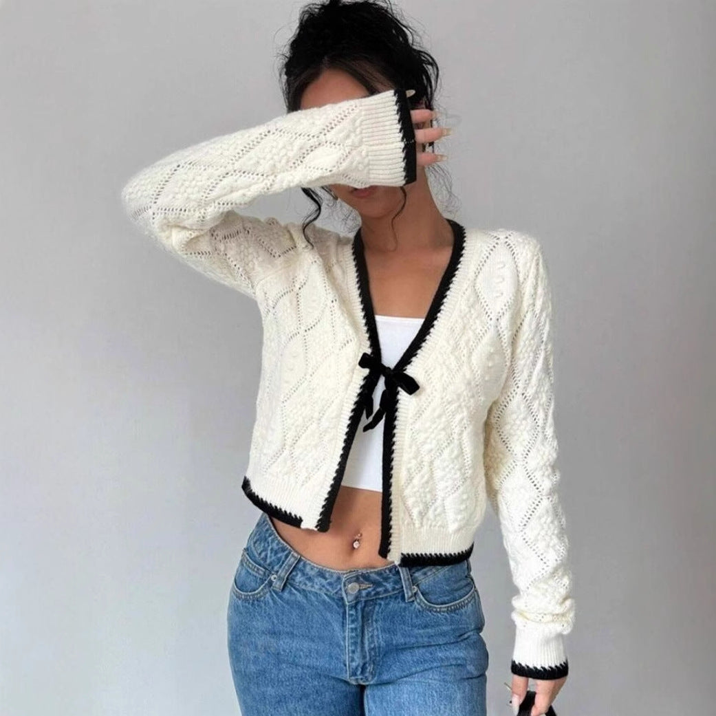 Cora | Cardigan Court Femme - Image 1
