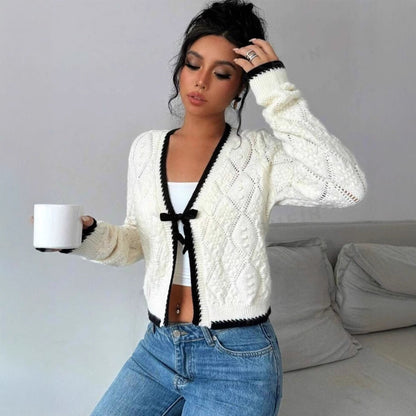 Cora | Cardigan Court Femme - Image 2