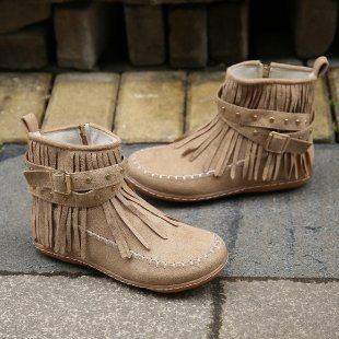 Alexandra | Bottines à Franges et Boucle pour Femme - Image 1