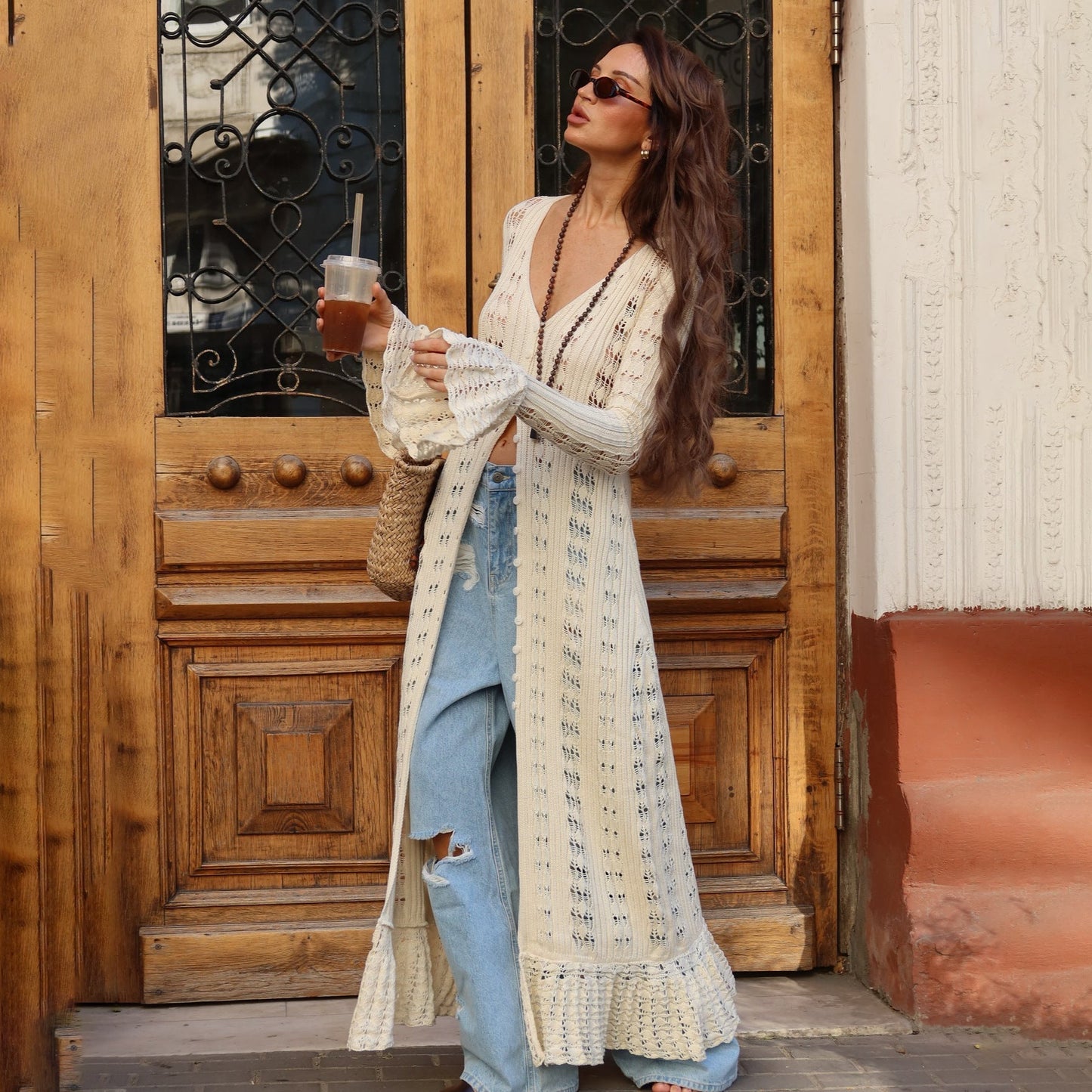 Clara | Gilet Long Femme - Image 1