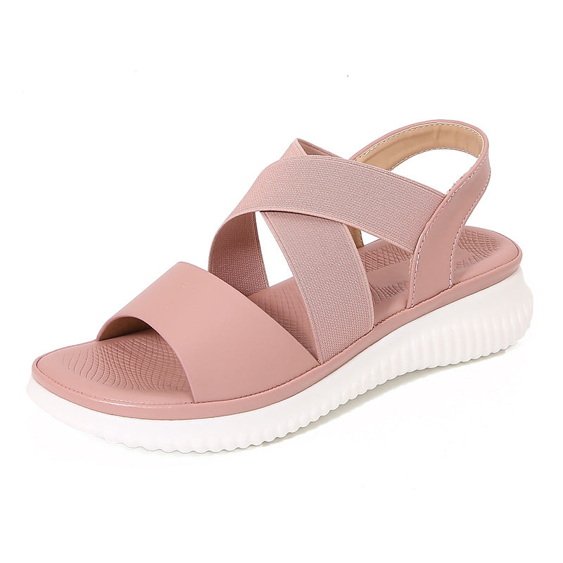 Ariane | Sandales décontractées à brides élastiques croisées pour femmes - Image 2