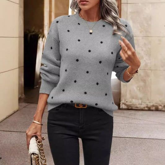 Anaïs | Pull Femme Col Rond Manches Longues - Image 2