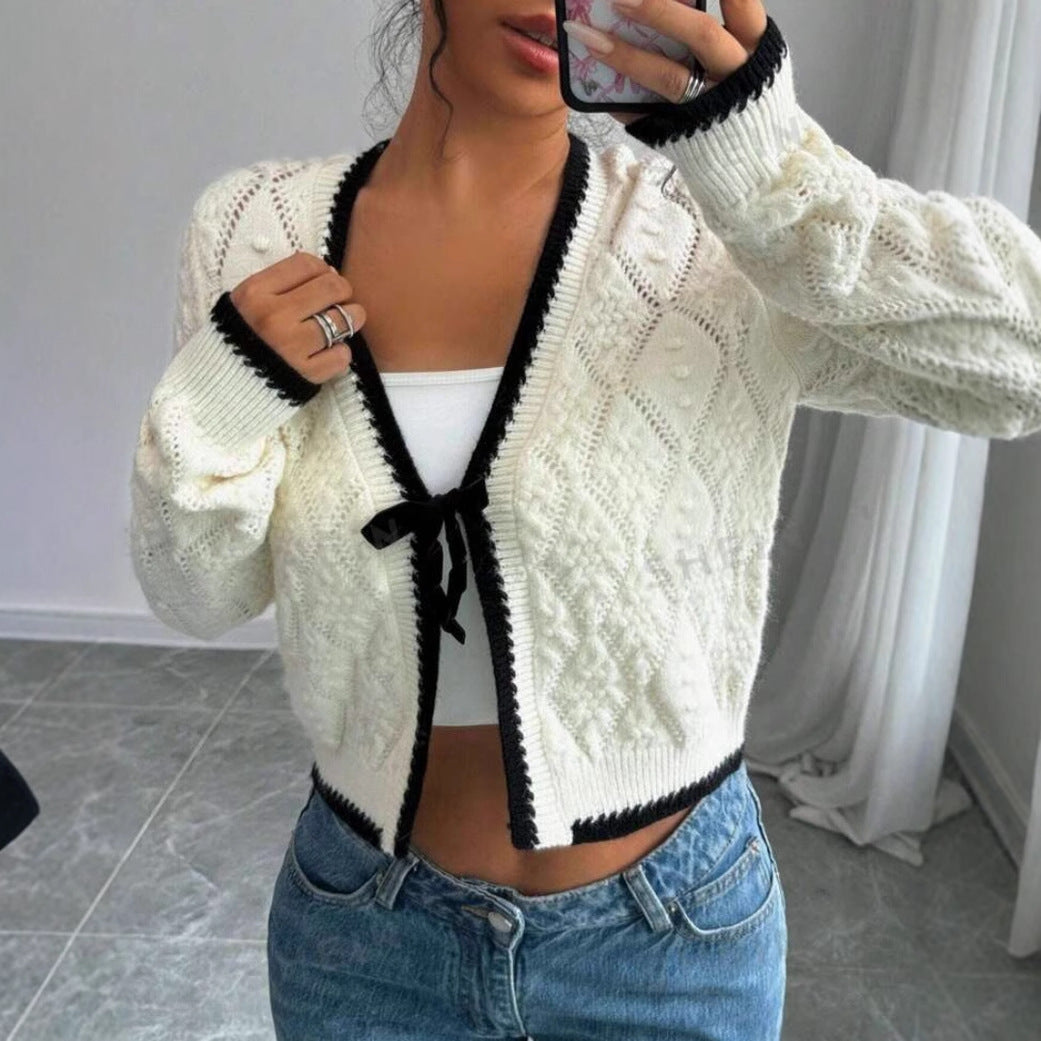 Cora | Cardigan Court Femme - Image 3