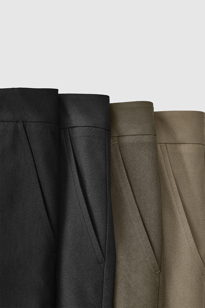 Sylvain | Pantalon de costume homme - Jambe large - Image 10