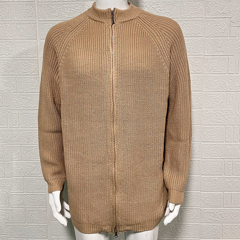Germain | Pull zippé en maille côtelée pour homme - Image 3