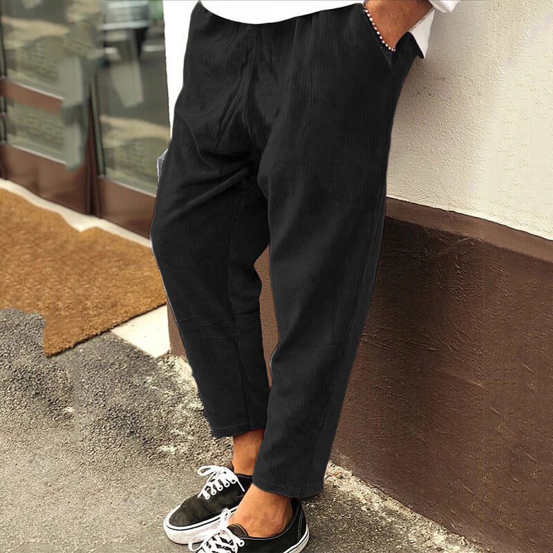Ghislain | Pantalon court côtelé tendance pour hommes - Image 4
