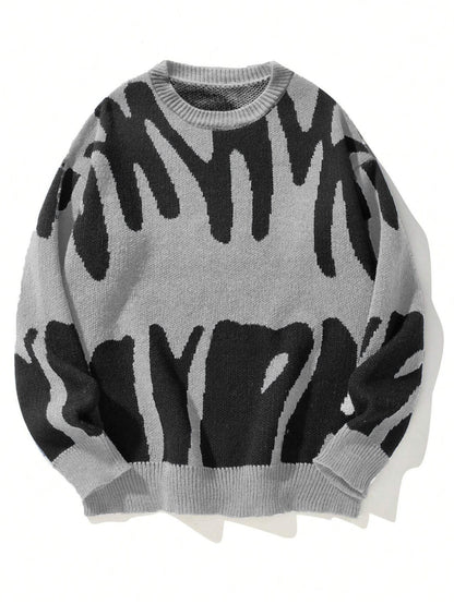 Gabriella | Pull ample à motif pour femme - Image 1