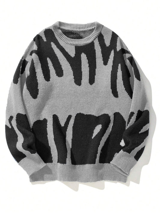 Gabriella | Pull ample à motif pour femme - Image 1