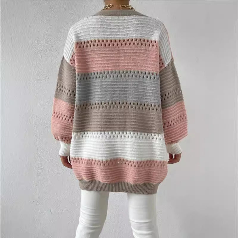Mercedes | Cardigan Tricot Oversize Femme - Image 2