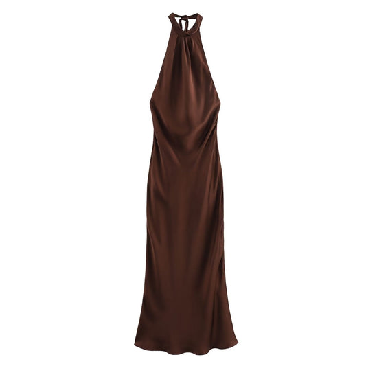 Mireille | Elegant Velvet Dusk Midi Dress - Image 2