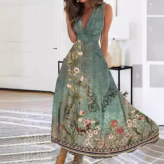 Livia | Robe longue de rêve florale pour une élégance sans faille - Image 1