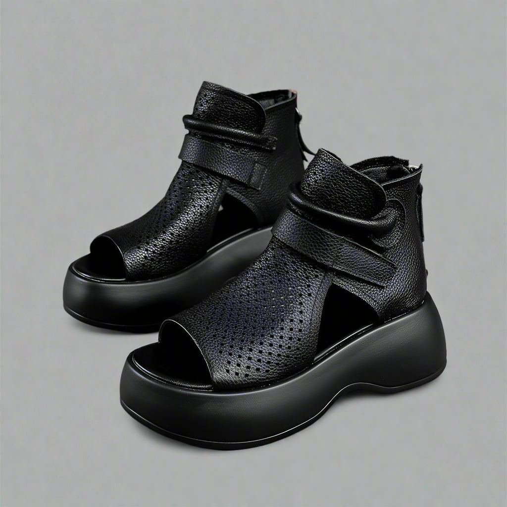 Thérèse | Sandales en cuir élégantes pour un confort optimal - Image 2