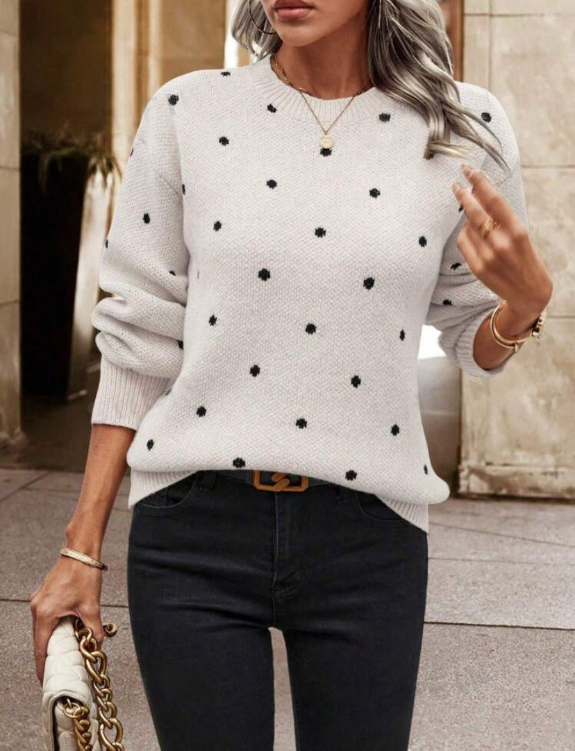 Anaïs | Pull Femme Col Rond Manches Longues - Image 4