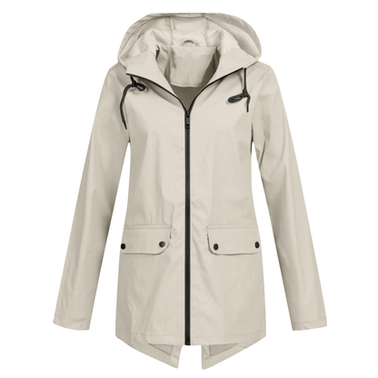 Diane | Veste de Pluie Longue à Capuche pour Femme - Image 13