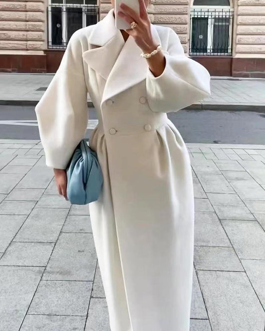 Lénaïc | Manteau Long Croisé Femme - Image 1