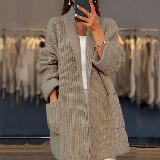 Yvette | Cardigan Long Oversize Femme - Image 2