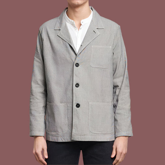 Couture-moda | Blazer structuré et décontracté pour hommes - Image 1