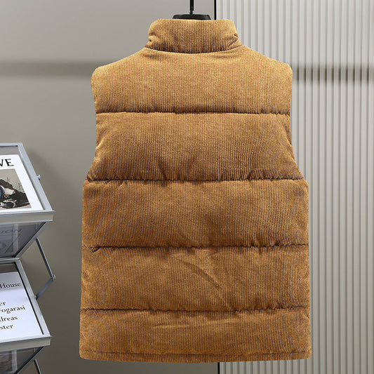Josué | Gilet matelassé en velours côtelé pour homme - Image 2