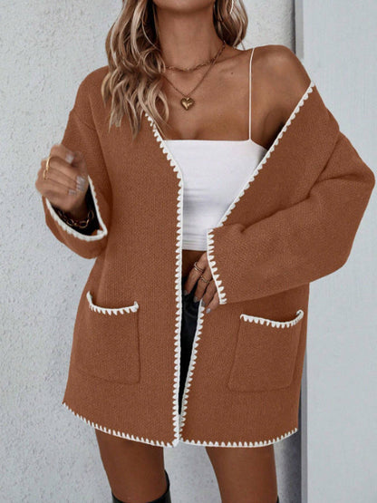 Sabrine | Cardigan Tricot Femme Ouvert Devant - Image 4