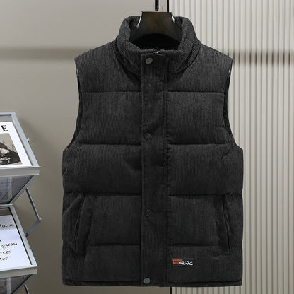 Josué | Gilet matelassé en velours côtelé pour homme - Image 4