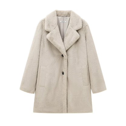 Anaïs | Manteau Teddy Oversize Femme - Image 3