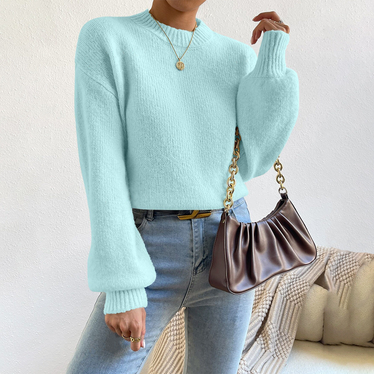 Oriane | Pull court ample pour femme - Image 1