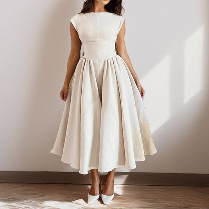Roxane | Robe midi élégante pour femmes - Image 3