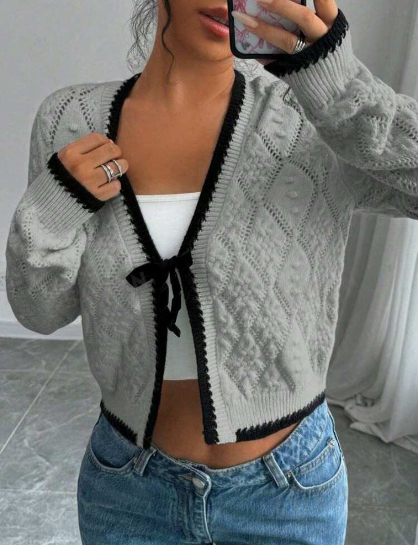 Cora | Cardigan Court Femme - Image 5
