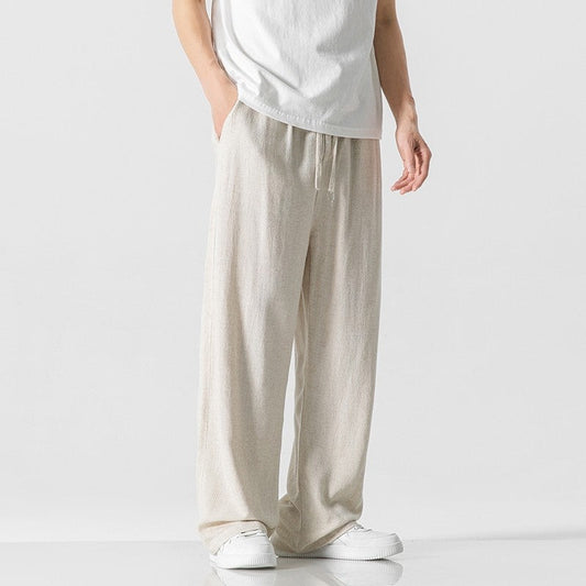 Boris | Pantalon décontracté en lin pour hommes - Pantalon ample et confortable - Image 1
