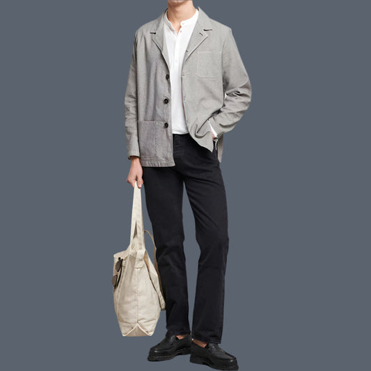 Couture-moda | Blazer structuré et décontracté pour hommes - Image 2