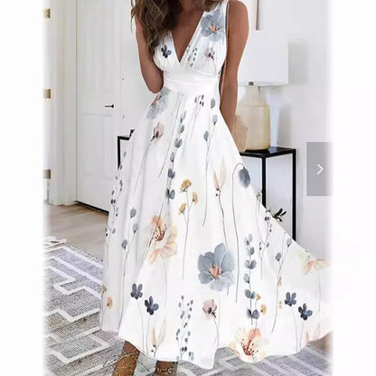 Livia | Robe longue de rêve florale pour une élégance sans faille - Image 5