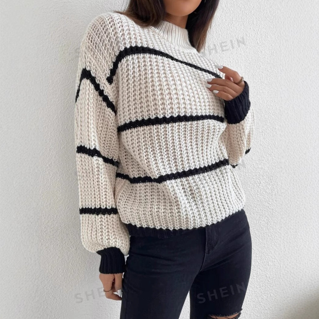 Suzanne | Pull rayé oversize pour femme - Image 4