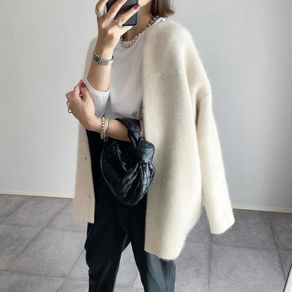 Liliane | Manteau Décontracté Ouvert sur le Devant pour Femme - Image 3