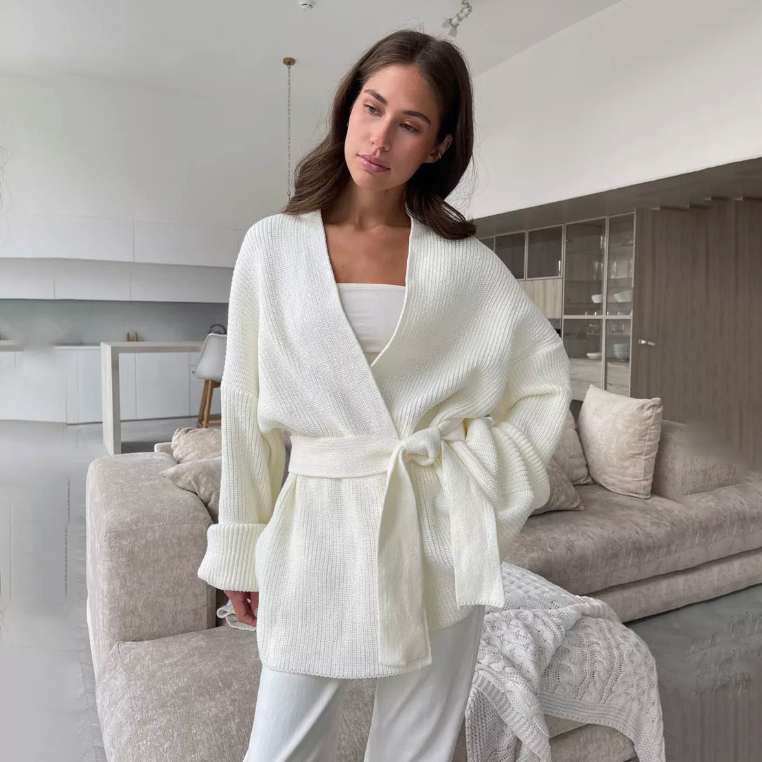 Lorraine | Cardigan Ceinturé Femme - Image 6