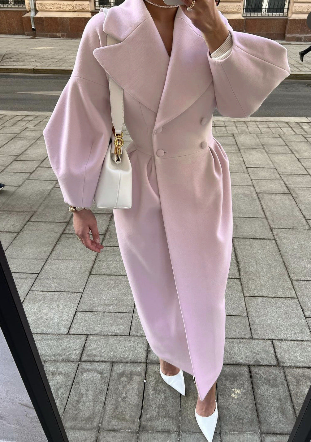 Lénaïc | Manteau Long Croisé Femme - Image 7