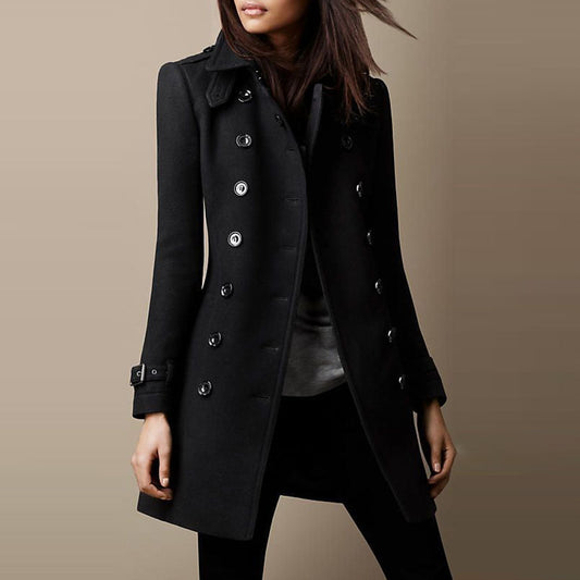 Ophélie | Trench-coat croisé pour femme - Image 1