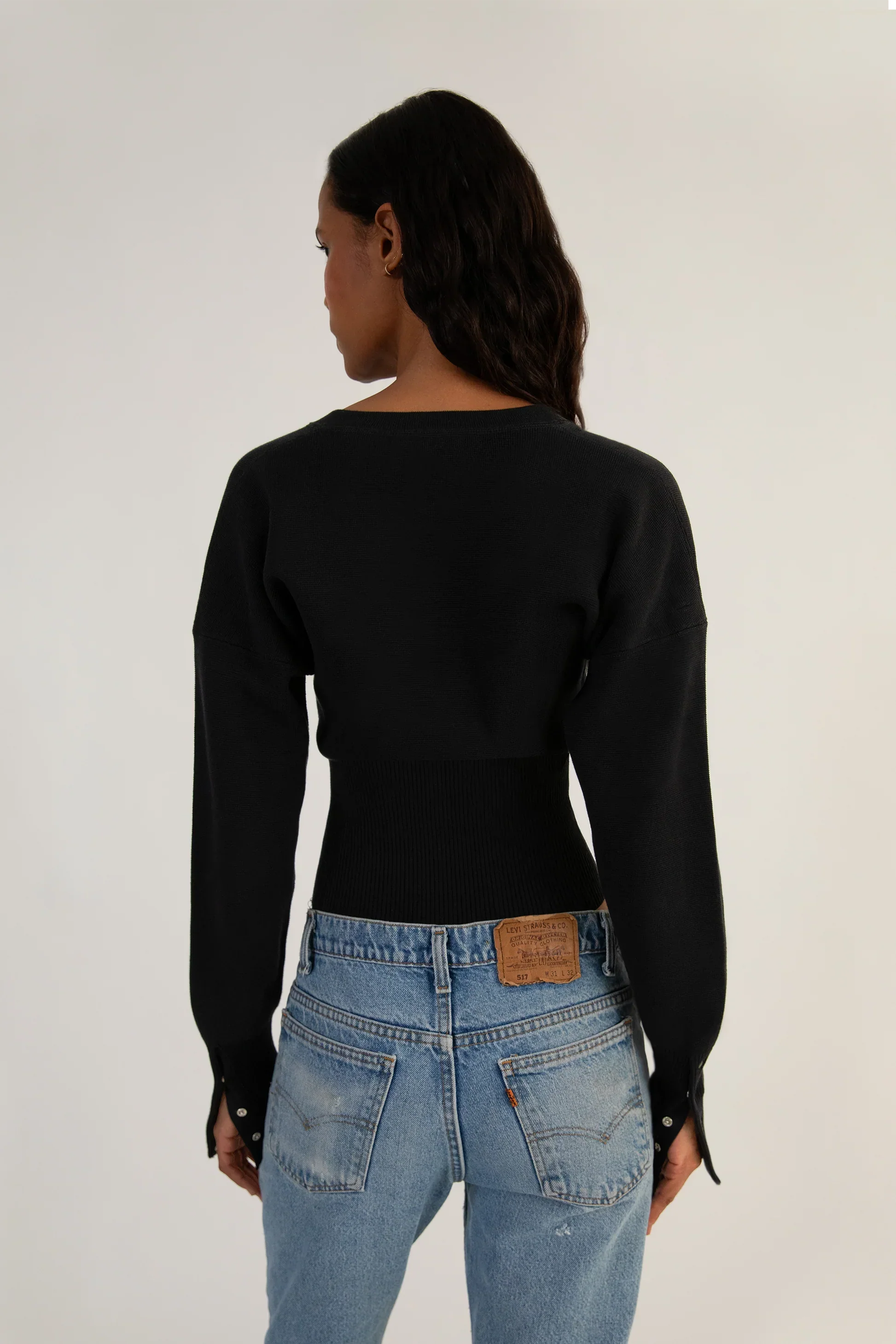 Zahia | Cardigan Ajusté Boutonné Femme - Image 7