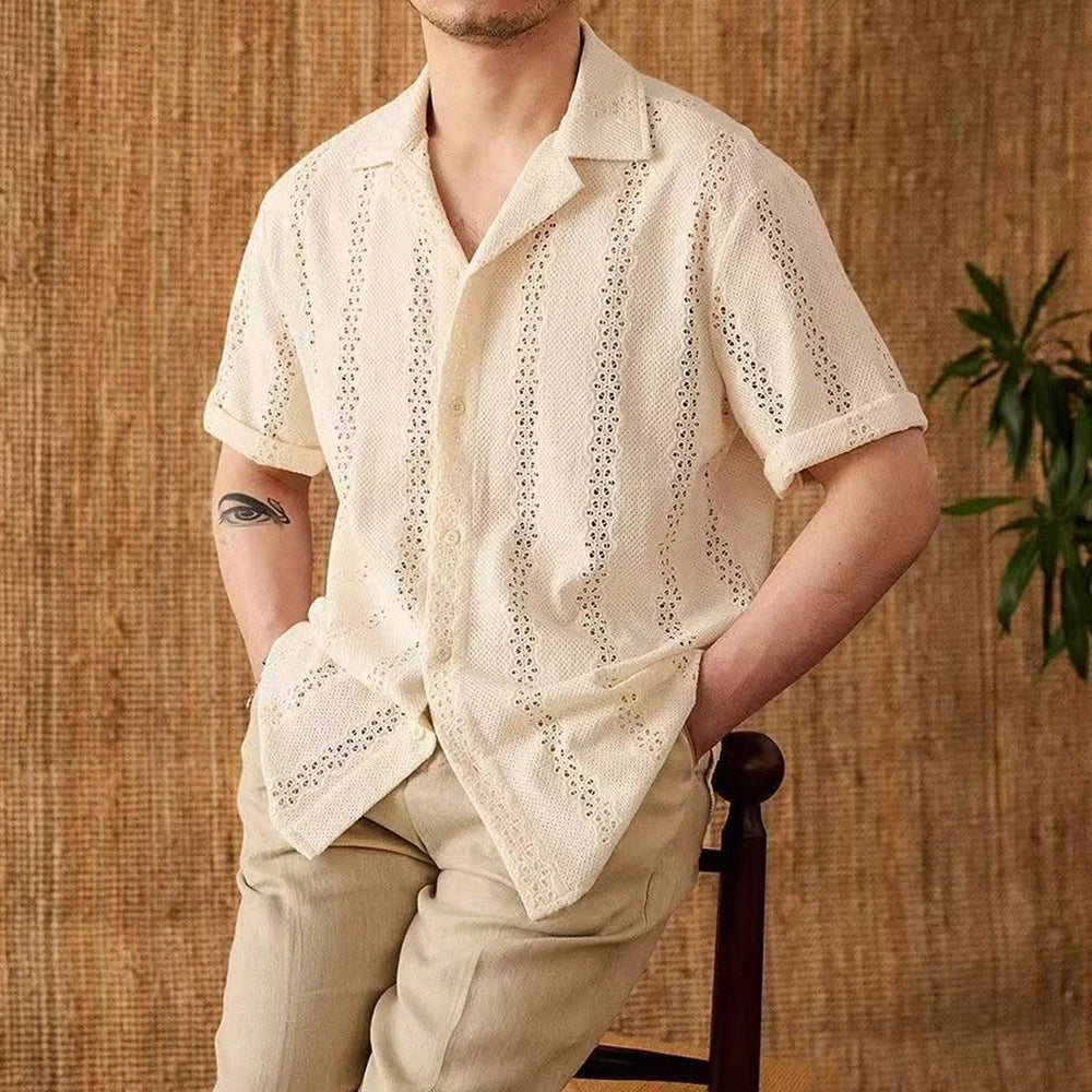Eugène | Chemise légère en coton de qualité supérieure pour hommes - Image 4