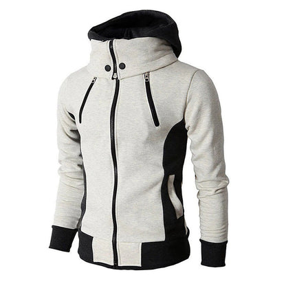 Dominique | Veste à Capuche Zippée Intégrale Slim Fit Homme - Image 4
