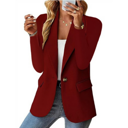 Mélina | Blazer ajusté une boutonnière pour femme - Image 8