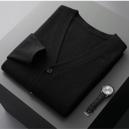 Stéphane | Cardigan Homme Col V Boutonné - Image 15