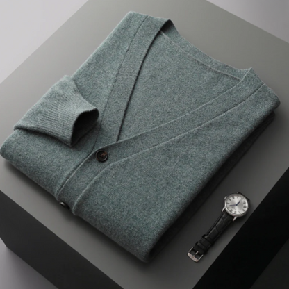 Stéphane | Cardigan Homme Col V Boutonné - Image 13