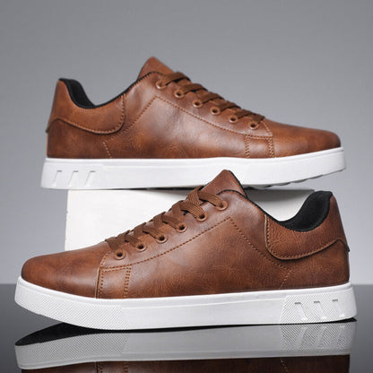 Laurens | Baskets élégantes en cuir végétal pour hommes - Image 2