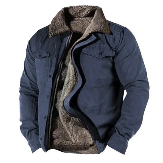 Blaise | Veste Boutonnée Homme Col Sherpa - Image 2