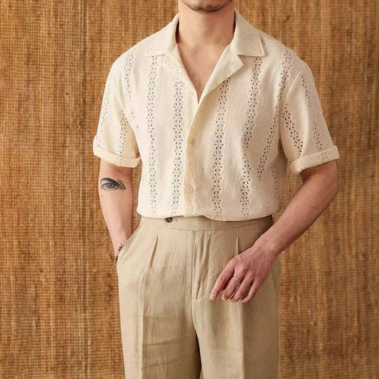 Eugène | Chemise légère en coton de qualité supérieure pour hommes - Image 1